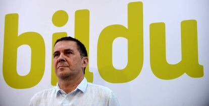 Arnaldo Otegi, candidato de Bildu por Gipuzkoa.