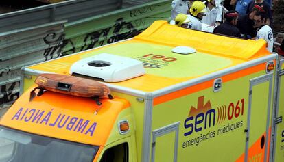 Una ambulancia del SEM.