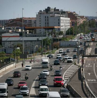 Sortida de Barcelona per la Meridiana.