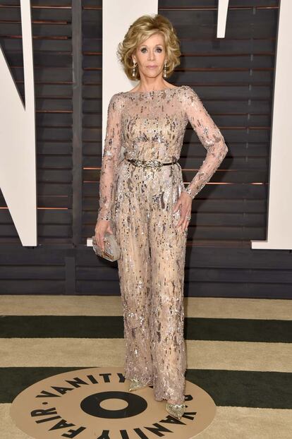 Jane Fonda, maravillosa, como siempre, de Zuhair Murad.