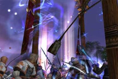Una escena del juego 'Lineage II'