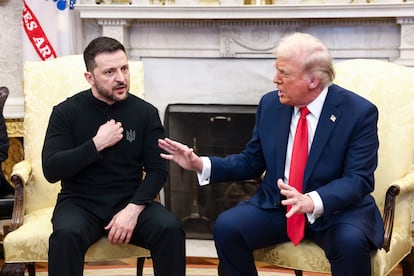 Volodymyr Zelensky y Donald Trump