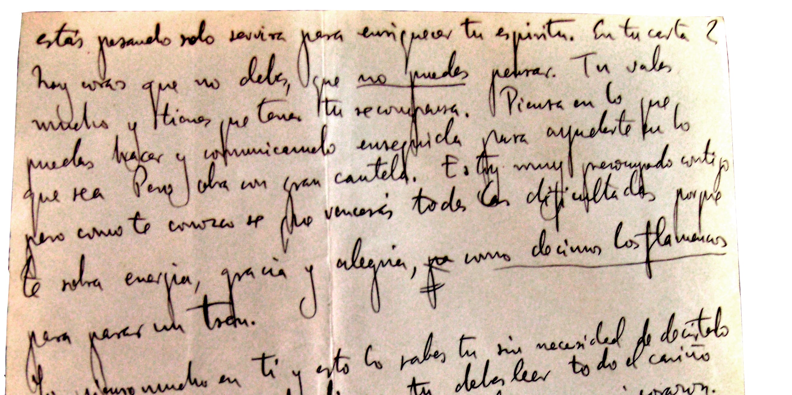 Extracto de la carta de Lorca a Juan Ramírez de Lucas.