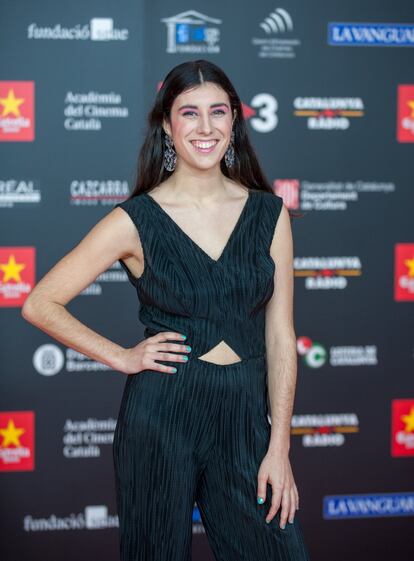L'actriu Elena Martin a la gala del cinema català.