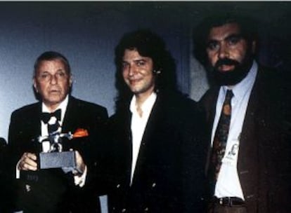 Frank Sinatra, Tomatito y Pino Sagliocco.