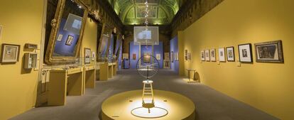 Interior de la exposición en el Palacio de Gaviria de Madrid.