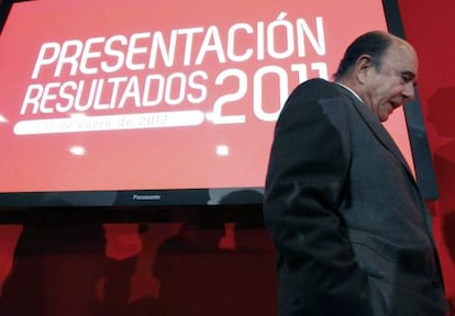 Botín, en la presentación de los resultados del banco.