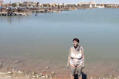 Baños de lodo en el Mar Menor.