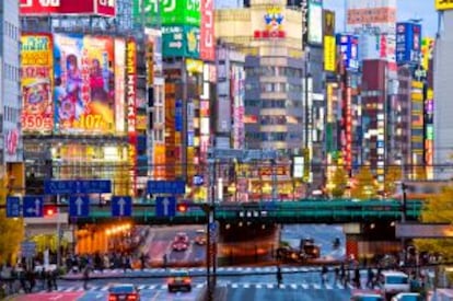 Vista de la zona este de Shinjku y Kabukicho.