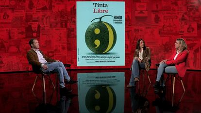 Las eurodiputadas María Eugenia Rodríguez Palop y Lina Gálvez y el moderador y codirector de la revista TintaLibre, Jordi Gracia.