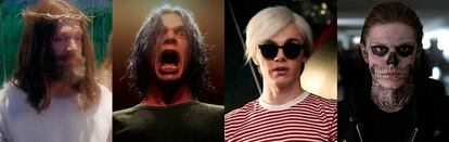 Evan Peters ha intepretado hasta siete personajes en la serie 'American Horror Story', entre ellos Jesucristo y Marilyn Manson.