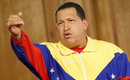 O ex-presidente da Venezuela, Hugo Chávez, no palácio de Miraflores, em uma foto de 2010.