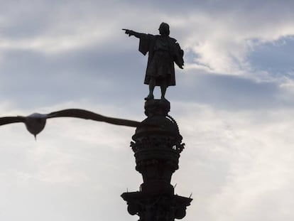 El monument a Colom.