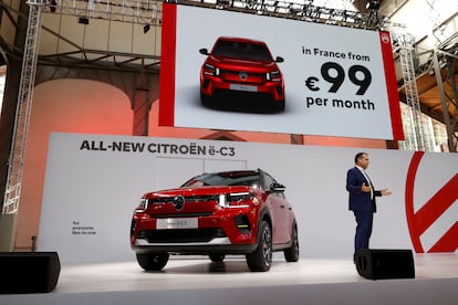 Presentación del nuevo Citroën C3 eléctrico.