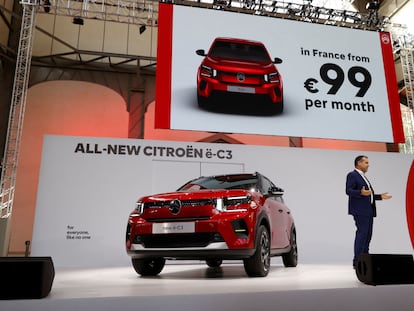 Presentación del nuevo Citroën C3 eléctrico.