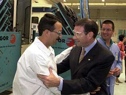 Ibarretxe visita Fagor en Brasil
