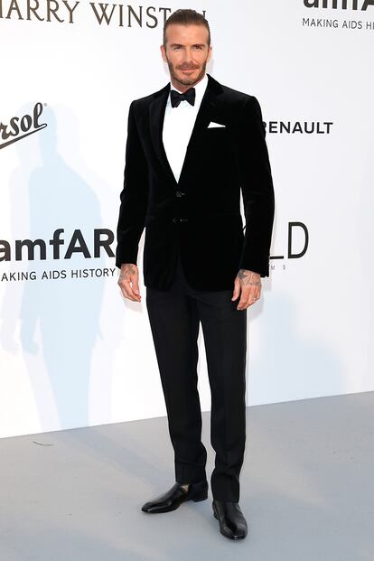 David Beckham tampoco quiso perderse la noche más especial de Cannes.