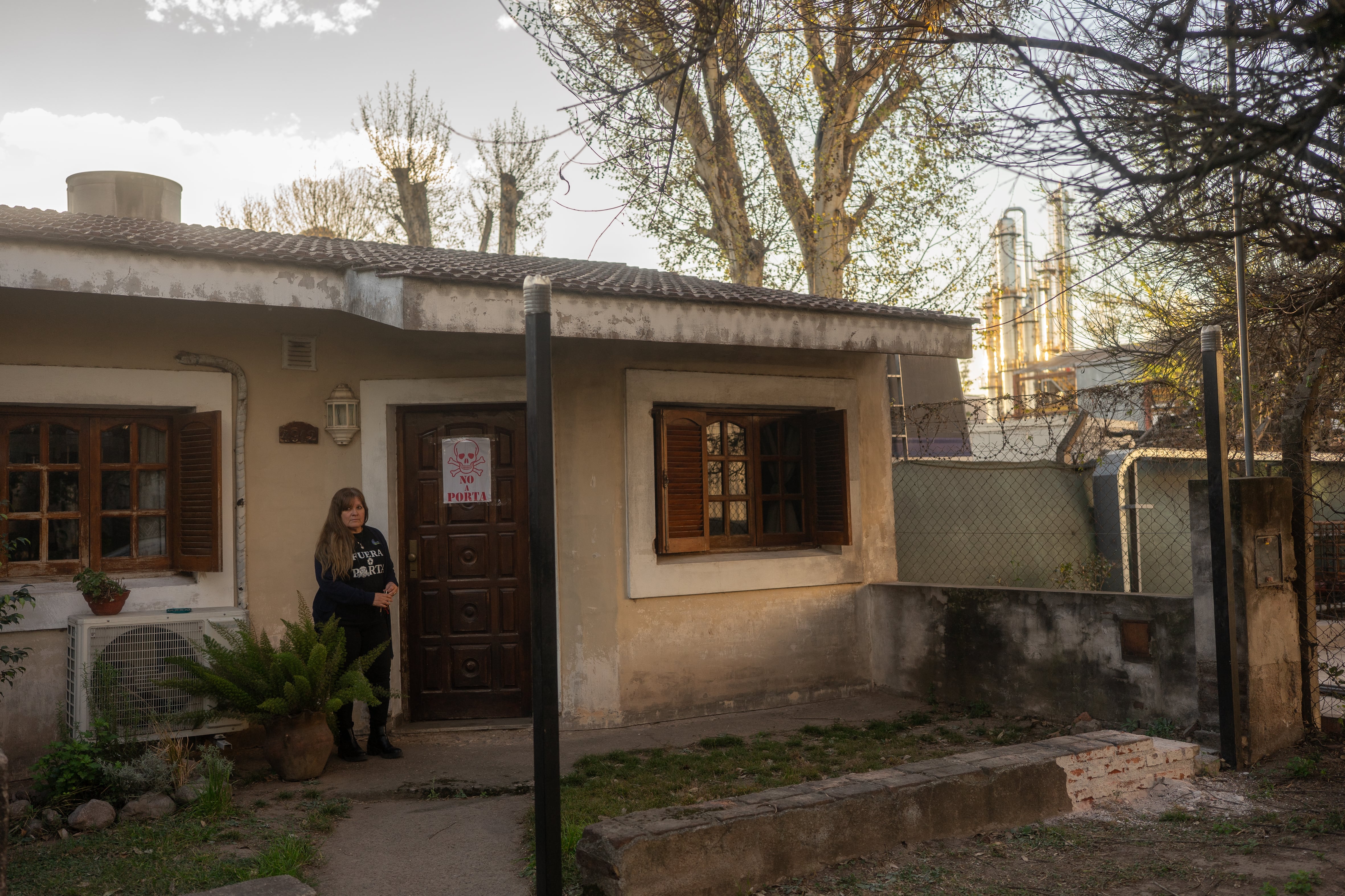 Silvia Marcel Cruz en su casa de Córdoba (Argentina), el 8 de septiembre.
