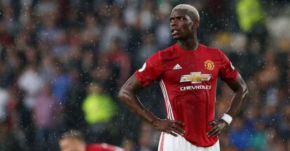 Pogba, num jogo entre o United e o Hull City em 27 de agosto.