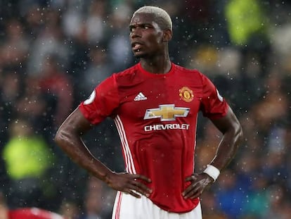 Pogba, num jogo entre o United e o Hull City em 27 de agosto.