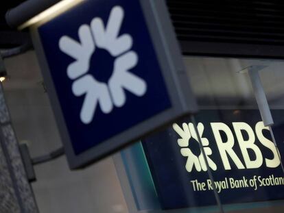 Una sucursal bancaria del Royal Bank of Scotland en Londres.