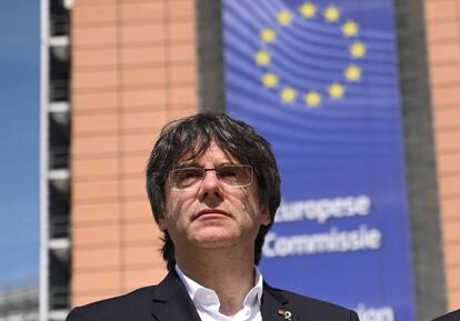 Carles Puigdemont, el pasado 24 de mayo en Bruselas. 