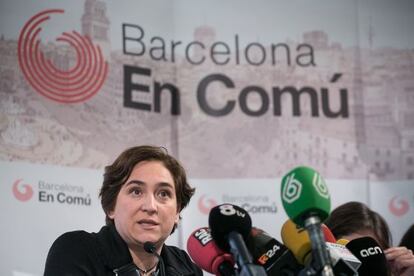Ada Colau en una imatge del febrer.
