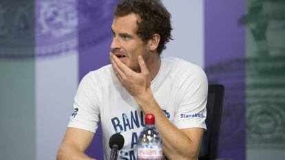 Andy Murray na entrevista coletiva