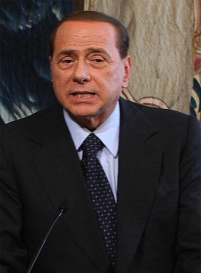 Silvio Berlusconi, el martes en Roma