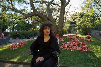 Adela Casacuberta en el Museo Nacional de Artes Visuales, en Montevideo, Uruguay, el 14 de Noviembre, 2024.