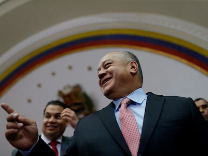 Diosdado Cabello, el 'número dos' del chavismo, en una imagen del 8 de enero de 2020.