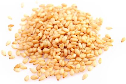 Las semillas de sésamo (<i>Sesamum indicum</i>) son un reservorio de importantes componentes nutricionales, como el calcio, magnesio, zinc, fibra, hierro, B1 y fósforo. Poseen también liganos, componentes que contienen ciertas plantas y que resultan importantes <b>combatientes del colesterol malo</b>. Los estudios muestran que estas semillas pueden <a href="https://www.ncbi.nlm.nih.gov/pmc/articles/PMC4127822/" rel="nofollow" target="_blank">bajar la presión arterial y proteger el hígado</a>. Las semillas de sésamo también pueden ayudar a <b>prevenir muchos problemas de salud</b>, incluyendo los síntomas premenstruales. </br>Se puede usar para recubrir en atún en un tataki, como ingrediente del pan, en una tostada con filadelfia o en el bocadillo de la merienda.