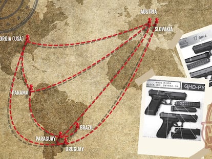 Armas, contrabandistas y el asesinato de un periodista en la frontera entre Paraguay y Brasil