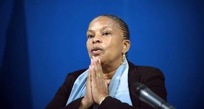 Christiane Taubira, el pasado 31 de octubre.  