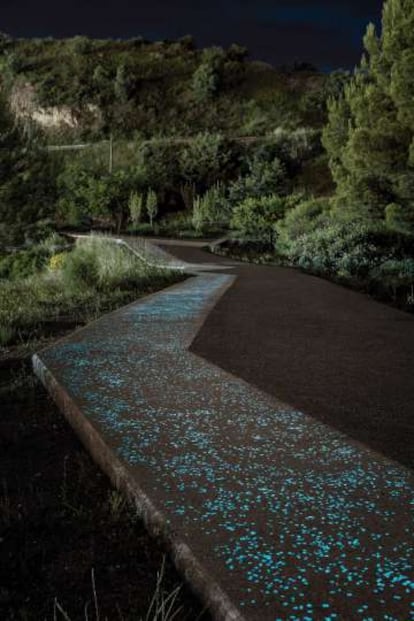 Camino de las Guixeres en Igualada, obra de Batlle y Roig.