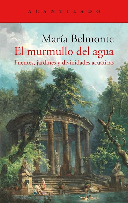 Portada de 'El murmullo del agua', de María Belmonte.