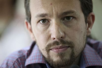 Pablo Iglesias, head of Podemos, wants more control over the media.