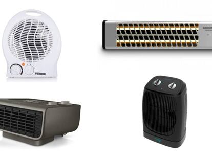 Los calefactores con ventilador, de cerámica o de pared pueden calentar en poco tiempo una estancia