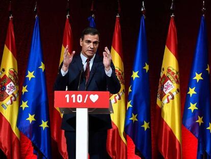 El presidente del Gobierno y líder socialista,Pedro Sanchez.