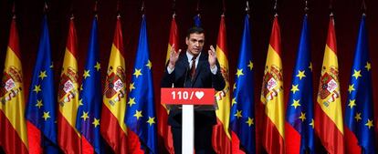 El presidente del Gobierno y líder socialista,Pedro Sanchez.