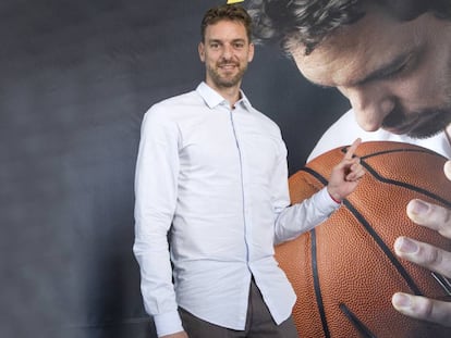 El ahora jugador del Barcelona Pau Gasol.