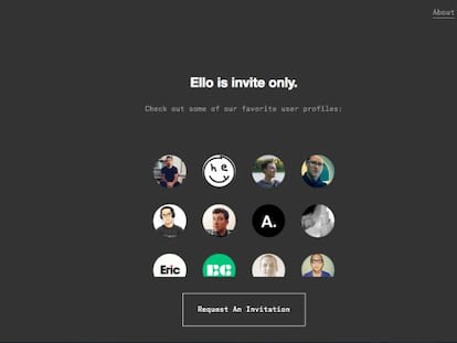 Ello por dentro: voc&ecirc; precisa de um convite para entrar na rede social.