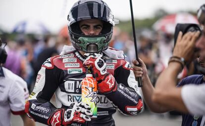 Romano Fenati, en Brno.