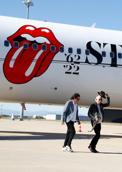 El concierto se celebrará el miércoles 1 de junio en el estadio Metropolitano y reunirá a unos 45.000 espectadores. Todavía quedaban algunas entradas a la venta. En la imagen, Ronnie Wood y Keith Richards.