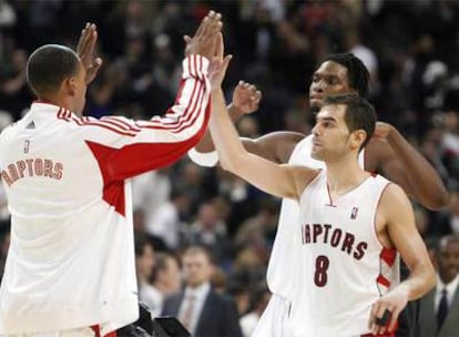 El jugador de Toronto Raptors José Manuel Calderón.