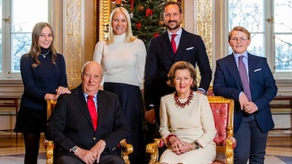 La familia real noruega.