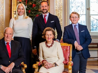 La familia real noruega.