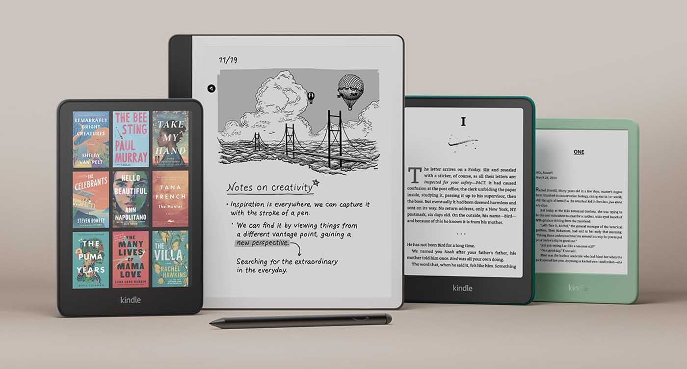 Gama de libros electrónicos Kindle de Amazon