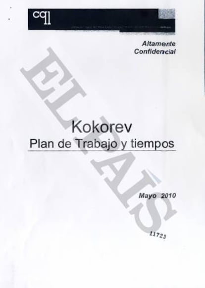 Contrato firmado entre Kokorev y la consultora.