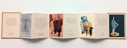 Uno de los LibroZ de bolsillo de la exposición 'Letanía de Madrid'.